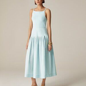 J. Crew Light Blue Midi Dress